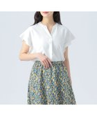 【ビームス ハート/BEAMS HEART】の【洗濯機洗い可】フリル袖 スキッパー プルオーバー 25SS 半袖 ブラウス オンオフ兼用 お仕事 OFF WHITE|ID: prp329100004569922 ipo3291000000032691010