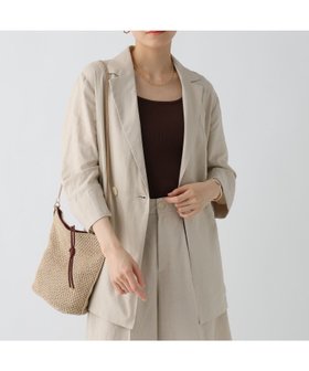 【エルーラ/Elura】の上質リネンコンジャケット/498719 人気、トレンドファッション・服の通販 founy(ファニー) ファッション Fashion レディースファッション WOMEN アウター Coat Outerwear ジャケット Jackets ジャケット Jacket セットアップ Set Up デニム Denim ハーフ Half フェミニン Feminine フレア Flare マニッシュ Mannish リネン Linen 夏 Summer ビジネス 仕事 通勤 Business |ID:prp329100004569923