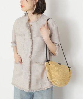 【ジャーナルスタンダード レサージュ/journal standard L'essage】の《追加》【SP】TWEEDショートスリーブジャケット 人気、トレンドファッション・服の通販 founy(ファニー) ファッション Fashion レディースファッション WOMEN アウター Coat Outerwear ジャケット Jackets 2025年 2025 2025春夏・S/S Ss,Spring/Summer,2025 |ID:prp329100004569926