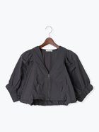 【テチチ/Te chichi】のバルーンスリーブショートブルゾン 人気、トレンドファッション・服の通販 founy(ファニー) ファッション Fashion レディースファッション WOMEN アウター Coat Outerwear ブルゾン Blouson/Jackets スリーブ Sleeve ブルゾン Blouson エレガント 上品 Elegant thumbnail グレー|ID: prp329100004569928 ipo3291000000032333516
