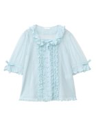 【ピンクハウス/PINK HOUSE】のポルカドットチュールブラウス 人気、トレンドファッション・服の通販 founy(ファニー) ファッション Fashion レディースファッション WOMEN トップス・カットソー Tops/Tshirt シャツ/ブラウス Shirts/Blouses インナー Inner ドット Dot フェミニン Feminine フリル Frills モチーフ Motif リボン Ribbon レーシー Lacey レース Race エレガント 上品 Elegant 水玉 Polka Dots thumbnail ペールブルー|ID: prp329100004569957 ipo3291000000032333775