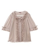【ピンクハウス/PINK HOUSE】のポルカドットチュールブラウス 人気、トレンドファッション・服の通販 founy(ファニー) ファッション Fashion レディースファッション WOMEN トップス・カットソー Tops/Tshirt シャツ/ブラウス Shirts/Blouses インナー Inner ドット Dot フェミニン Feminine フリル Frills モチーフ Motif リボン Ribbon レーシー Lacey レース Race エレガント 上品 Elegant 水玉 Polka Dots thumbnail モカ|ID: prp329100004569957 ipo3291000000032333778
