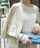 【ルクールブラン/le.coeur blanc】の《着映え◎》コットン麻フリルティアードジャケット 人気、トレンドファッション・服の通販 founy(ファニー) ファッション Fashion レディースファッション Fashion for Women アウター Coat / Outerwear Collection レディースジャケット・軽アウター Jackets おすすめ Recommended / Our Picks キャミワンピース Cami Dress, Slip Dress シンプル Simple, Minimal ジャケット Jacket, Outerwear スラックス Slacks, Dress Pants タイトスカート Pencil Skirt, Tight Skirt デニム Denim, Jeans Material フェミニン Feminine, Girly リラックス Relax, Relaxed Fit thumbnail L/ベージュ|ID: prp329100004569964 ipo3291000000033164985
