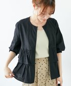 【ルクールブラン/le.coeur blanc】の《着映え◎》コットン麻フリルティアードジャケット 人気、トレンドファッション・服の通販 founy(ファニー) ファッション Fashion レディースファッション Fashion for Women アウター Coat / Outerwear Collection レディースジャケット・軽アウター Jackets おすすめ Recommended / Our Picks キャミワンピース Cami Dress, Slip Dress シンプル Simple, Minimal ジャケット Jacket, Outerwear スラックス Slacks, Dress Pants タイトスカート Pencil Skirt, Tight Skirt デニム Denim, Jeans Material フェミニン Feminine, Girly リラックス Relax, Relaxed Fit thumbnail ブラック|ID: prp329100004569964 ipo3291000000033164986
