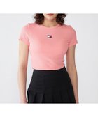 【トミーヒルフィガー/TOMMY HILFIGER】のスリムバッジリブTシャツ 人気、トレンドファッション・服の通販 founy(ファニー) ファッション Fashion レディースファッション Fashion for Women トップス・カットソー Cut & Sew Tops シャツ・ブラウス・オフィスカジュアル Elegant Blouses & Button-Ups ロングTシャツ・Tシャツ Longline T-Shirts & Tees アメリカン American Style インナー Innerwear クラシック Classic, Timeless Style ゴルフ Golf シンプル Simple, Minimal スリム Slim, Slim Fit デニム Denim, Jeans Material フィット Fit, Slim Fit フロント Front, Front Design モダン Modern, Contemporary 人気 Popular, Best Seller thumbnail ピンクTIC|ID: prp329100004569967 ipo3291000000033011965