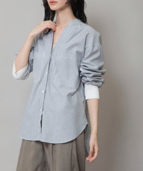 【ミューニック/Munich】のコットンリヨセルオックスリブカフシャツ 人気、トレンドファッション・服の通販 founy(ファニー) ファッション Fashion レディースファッション WOMEN トップス・カットソー Tops/Tshirt シャツ/ブラウス Shirts/Blouses オックス Ox ギャザー Gather シャンブレー Chambray ストライプ Stripe とろみ Thickness デニム Denim 定番 Standard フロント Front ブラウジング Browsing ボトム Bottom リラックス Relax S/S・春夏 Ss・Spring/Summer 夏 Summer エレガント 上品 Elegant 2025年 2025 2025春夏・S/S Ss,Spring/Summer,2025 |ID:prp329100004569968