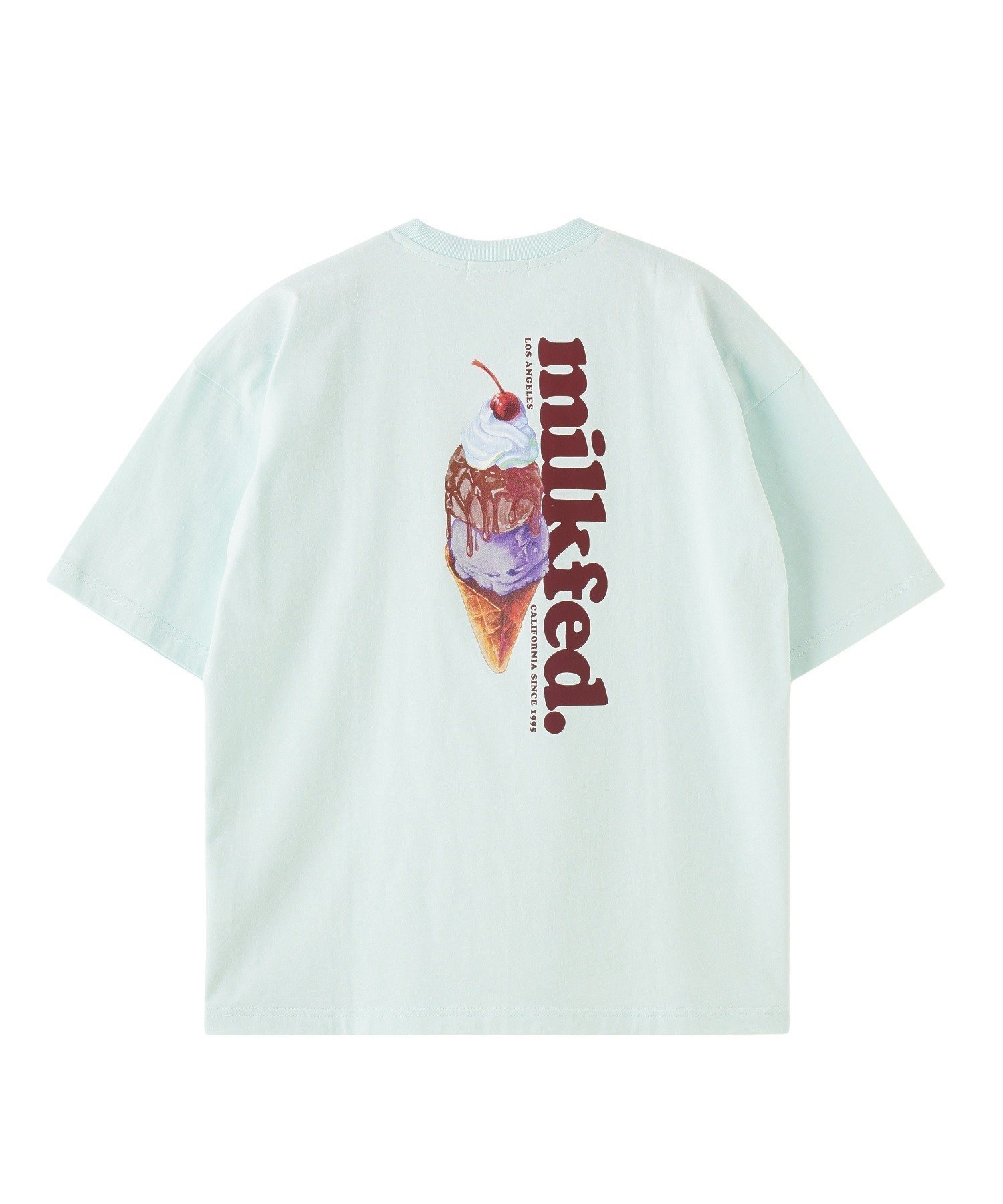 【ミルクフェド/MILKFED.】のMILKFED./ICE CREAM WIDE S/S TEE インテリア・キッズ・メンズ・レディースファッション・服の通販 founy(ファニー) 　ファッション　Fashion　レディースファッション　WOMEN　おすすめ　Recommend　半袖　Short Sleeve　夏　Summer　S/S・春夏　Ss・Spring/Summer　LtGREEN|ID: prp329100004569969 ipo3291000000032333914
