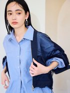 【エミ/emmi】のストライプルーズシルエットシャツ 人気、トレンドファッション・服の通販 founy(ファニー) ファッション Fashion レディースファッション WOMEN トップス・カットソー Tops/Tshirt シャツ/ブラウス Shirts/Blouses おすすめ Recommend ショート Short ストライプ Stripe デニム Denim トレンド Trend パジャマ Pajamas ルーズ Loose 夏 Summer 羽織 Haori thumbnail BLU[086]|ID: prp329100004569970 ipo3291000000032333921