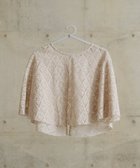 【その他のブランド/Other】の《15 quinze》リネンレースポンチョ ベージュ|ID: prp329100004569975 ipo3291000000032723813