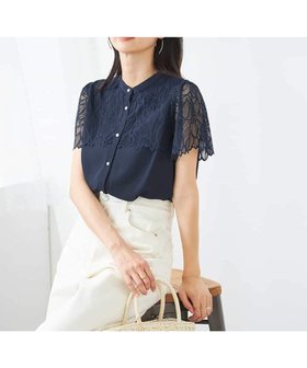 【アー ヴェー ヴェー/a.v.v】のレースヨークブラウス 人気、トレンドファッション・服の通販 founy(ファニー) ファッション Fashion レディースファッション WOMEN トップス・カットソー Tops/Tshirt シャツ/ブラウス Shirts/Blouses インナー Inner ジャケット Jacket デニム Denim パール Pearl フェミニン Feminine ミックス Mix レース Race 再入荷 Restock/Back In Stock/Re Arrival おすすめ Recommend エレガント 上品 Elegant ビジネス 仕事 通勤 Business |ID:prp329100004569999