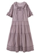 【ピンクハウス/PINK HOUSE】のローンティアードワンピース 人気、トレンドファッション・服の通販 founy(ファニー) ファッション Fashion レディースファッション Fashion for Women ワンピース Dresses サテン Satin, Glossy Fabric スリーブ Sleeve, Long Sleeve / Short Sleeve フリル Frill, Ruffle フレア Flare, Flared ペチコート Petticoat, Underskirt モチーフ Motif, Design Theme リボン Ribbon, Bow ロング Long, Long-Length エレガント 上品 Elegant thumbnail ラベンダー|ID: prp329100004570370 ipo3291000000032714051