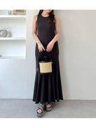 【フレイ アイディー/FRAY I.D】のアシメヘムカットリブタンクワンピース/ウォッシャブル BRW[058]|ID:prp329100004570447