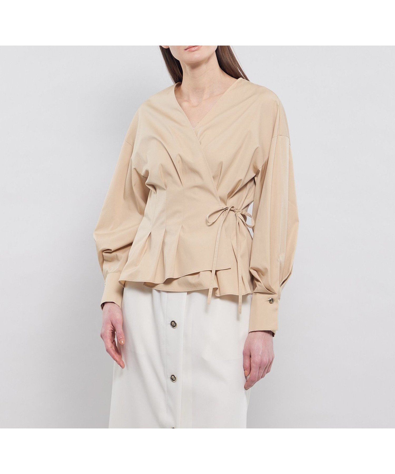 【エポカ/EPOCA】のスビンタイプライター カシュクールブラウス 人気、トレンドファッション・服の通販 founy(ファニー) 　ファッション　Fashion　レディースファッション　WOMEN　トップス・カットソー　Tops/Tshirt　シャツ/ブラウス　Shirts/Blouses　おすすめ　Recommend　アシンメトリー　Asymmetry　インド　India　エレガント 上品　Elegant　タイプライター　Typewriter　夏　Summer　春　Spring　秋　Autumn/Fall　 other-1|ID: prp329100004570481 ipo3291000000032338212