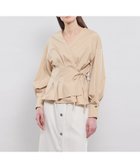 【エポカ/EPOCA】のスビンタイプライター カシュクールブラウス ベージュ|ID: prp329100004570481 ipo3291000000032338213