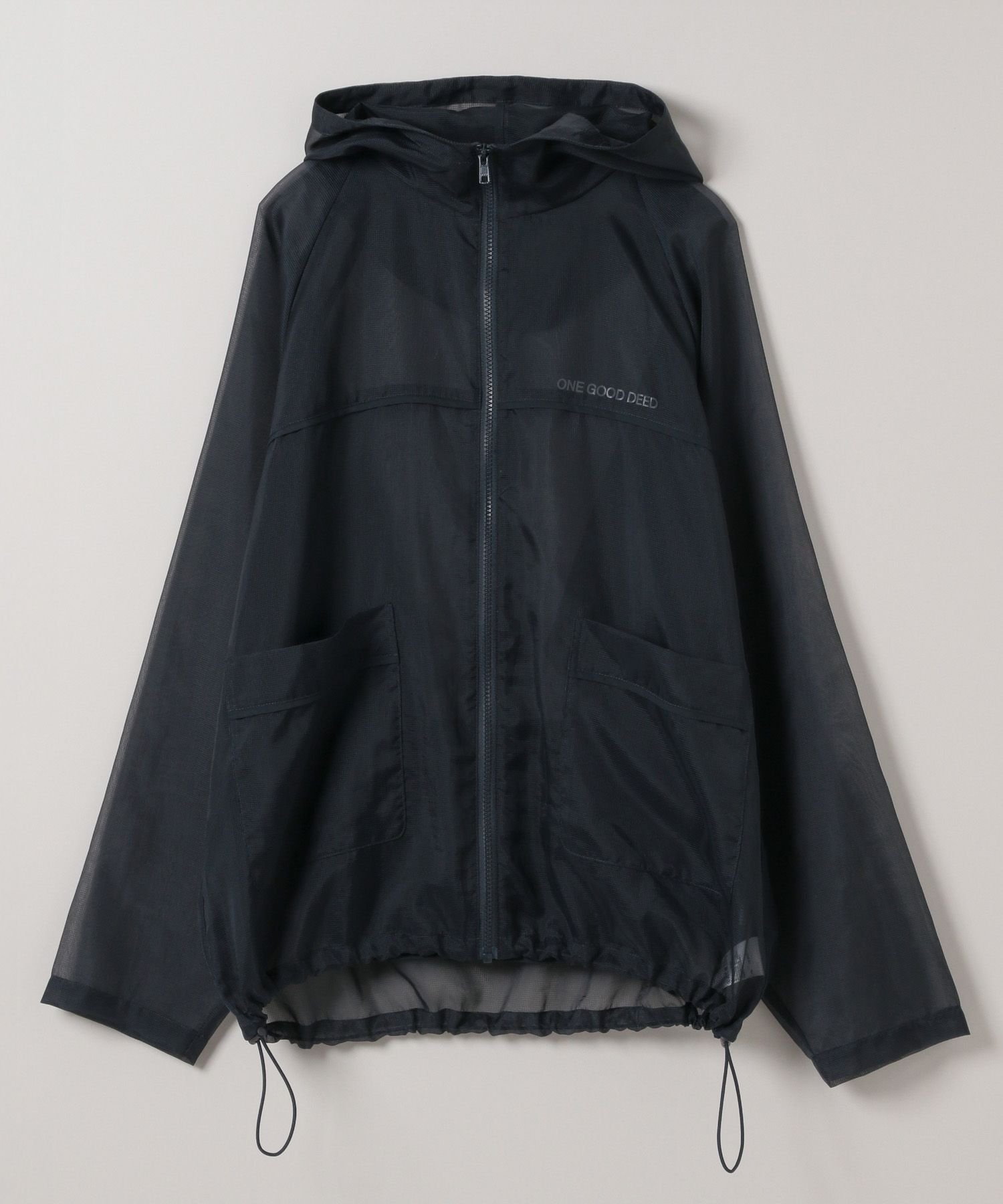 【ジーナシス/JEANASiS】の接触冷感・撥水/パッカブルシアーフードブルゾン インテリア・キッズ・メンズ・レディースファッション・服の通販 founy(ファニー) 　ファッション　Fashion　レディースファッション　WOMEN　アウター　Coat Outerwear　ブルゾン　Blouson/Jackets　カットソー　Cut And Sew　デニム　Denim　ドローコード　Draw Cord　フェミニン　Feminine　ポケット　Pocket　羽織　Haori　ロング　Long　おすすめ　Recommend　夏　Summer　ネイビー|ID: prp329100004570486 ipo3291000000032338261