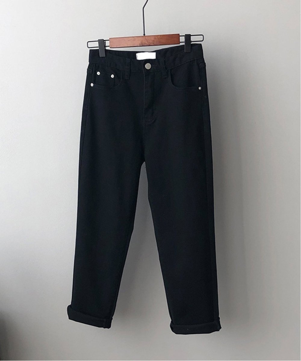 【ミニミニストア/miniministore】のデニムパンツ レディース 大人カジュアル インテリア・キッズ・メンズ・レディースファッション・服の通販 founy(ファニー) 　ファッション　Fashion　レディースファッション　WOMEN　パンツ　Pants　デニムパンツ　Denim Pants　クール　Cool　ストレート　Straight　テーパード　Tapered　デニム　Denim　フォルム　Form　ベーシック　Basic　ブラック|ID: prp329100004570496 ipo3291000000032338379