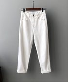 【ミニミニストア/miniministore】のデニムパンツ レディース 大人カジュアル 人気、トレンドファッション・服の通販 founy(ファニー) ファッション Fashion レディースファッション WOMEN パンツ Pants デニムパンツ Denim Pants クール Cool ストレート Straight テーパード Tapered デニム Denim フォルム Form ベーシック Basic thumbnail ホワイト|ID: prp329100004570496 ipo3291000000032338380