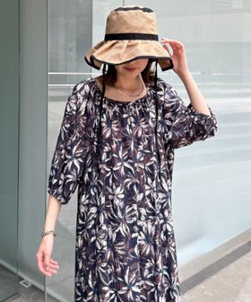 【チャオパニックティピー/CIAOPANIC TYPY】のバティック柄2WAYボリュームスリーブワンピ 人気、トレンドファッション・服の通販 founy(ファニー) ファッション Fashion レディースファッション Ladies' Fashion Online ワンピース Dress ジュート Jute デニム Denim リゾート Resort おすすめ Recommend |ID:prp329100004570529