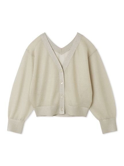 【スナイデル/SNIDEL】のシアーカーディガン インテリア・キッズ・メンズ・レディースファッション・服の通販 founy(ファニー) 　ファッション　Fashion　レディースファッション　WOMEN　トップス・カットソー　Tops/Tshirt　カーディガン　Cardigans　カーディガン　Cardigan　シアー　Sheer　シンプル　Simple　GLD[017]|ID: prp329100004570535 ipo3291000000032443047