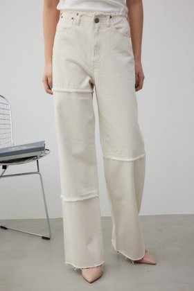 【アズール バイ マウジー/AZUL by moussy】のAZUL DENIM フリンジワイド 人気、トレンドファッション・服の通販 founy(ファニー) ファッション Fashion レディースファッション WOMEN デニム Denim ワイド Wide |ID:prp329100004570581