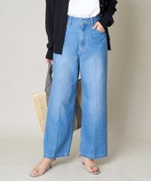 【アー ヴェー ヴェー/a.v.v】の【接触冷感/マシンウォッシャブル】デニムワイドパンツ 人気、トレンドファッション・服の通販 founy(ファニー) ファッション Fashion レディースファッション WOMEN パンツ Pants センター Center デニム Denim 人気 Popularity 再入荷 Restock/Back In Stock/Re Arrival 夏 Summer 春 Spring |ID:prp329100004570582