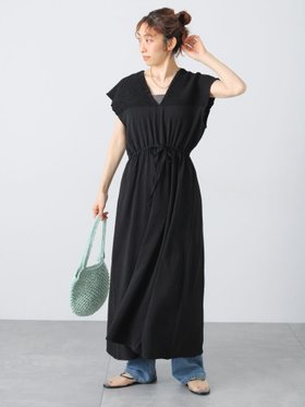 【テチチ/Te chichi】の楊柳シャーリングドロストワンピース 人気、トレンドファッション・服の通販 founy(ファニー) ファッション Fashion レディースファッション WOMEN ワンピース Dress シャーリング Shirring |ID:prp329100004570607