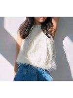 【フレイ アイディー/FRAY I.D】のフリンジジャガードホルタートップス 人気、トレンドファッション・服の通販 founy(ファニー) ファッション Fashion レディースファッション Ladies' Fashion Online トップス・カットソー Tops/Tshirt エレガント 上品 Elegant ジャケット Jacket ストライプ Stripe セットアップ Set Up フリンジ Fringe ボーダー Border |ID:prp329100004570646