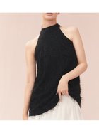 【フレイ アイディー/FRAY I.D】のフリンジジャガードホルタートップス 人気、トレンドファッション・服の通販 founy(ファニー) ファッション Fashion レディースファッション Ladies' Fashion Online トップス・カットソー Tops/Tshirt エレガント 上品 Elegant ジャケット Jacket ストライプ Stripe セットアップ Set Up フリンジ Fringe ボーダー Border thumbnail BLK[009]|ID: prp329100004570646 ipo3291000000032645570