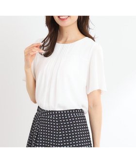 【リフレクト/Reflect】の【UVカット/接触冷感/マシンウォッシュ可】横切替ピンタックデザインブラウス 人気、トレンドファッション・服の通販 founy(ファニー) ファッション Fashion レディースファッション WOMEN トップス・カットソー Tops/Tshirt シャツ/ブラウス Shirts/Blouses シルク Silk ジャケット Jacket ジャージ Jersey バランス Balance 切替 Switching |ID:prp329100004570659