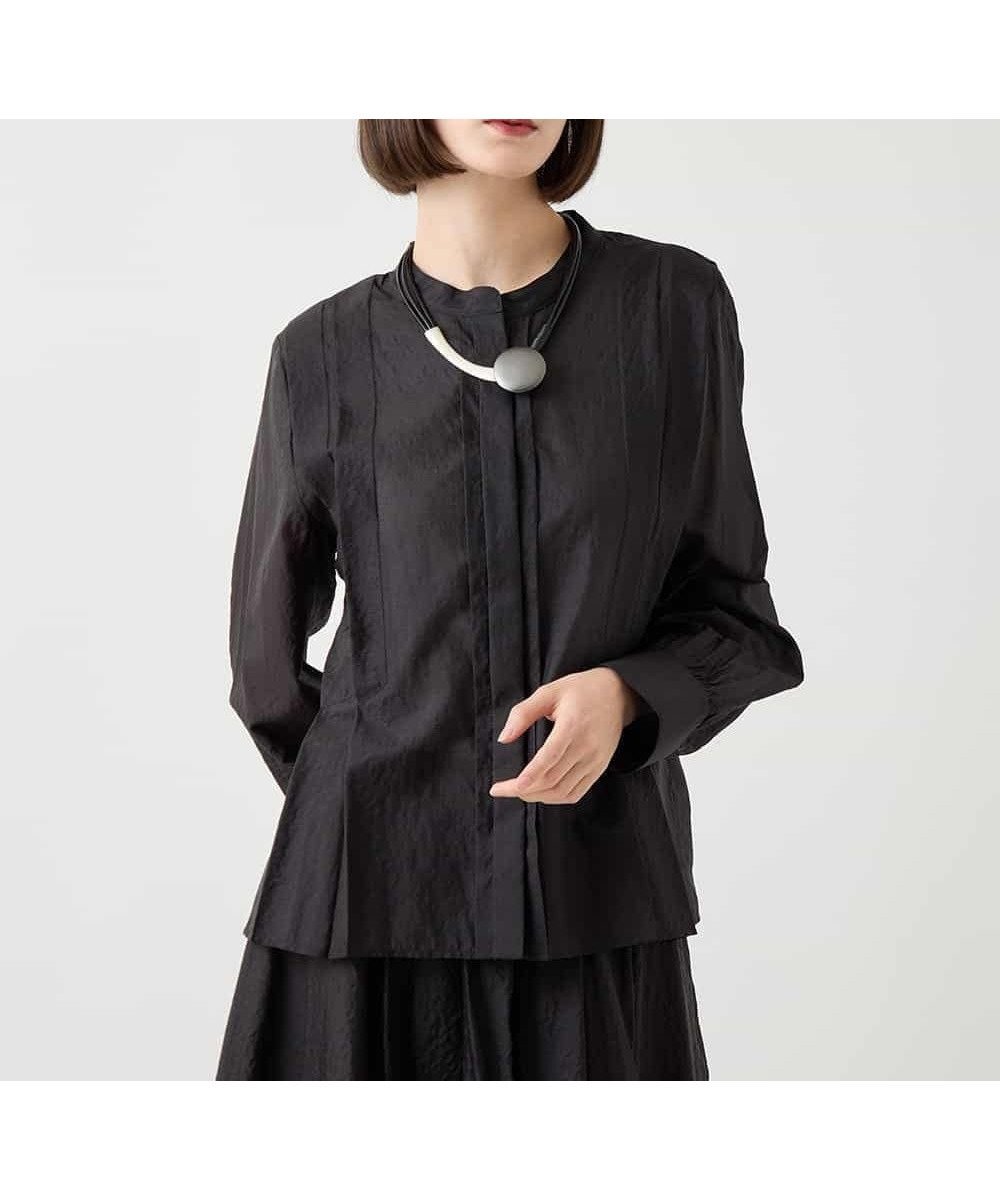 【ヒロコビス/HIROKO BIS】のシアーフラワーエンボスブラウス /洗える インテリア・キッズ・メンズ・レディースファッション・服の通販 founy(ファニー) 　ファッション　Fashion　レディースファッション　WOMEN　トップス・カットソー　Tops/Tshirt　シャツ/ブラウス　Shirts/Blouses　おすすめ　Recommend　エレガント 上品　Elegant　シアー　Sheer　スリーブ　Sleeve　セットアップ　Set Up　冬　Winter　洗える　Washable　ブラック|ID: prp329100004570669 ipo3291000000032339797
