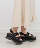 【ランダ/RANDA】のフラワースポーツサンダル 人気、トレンドファッション・服の通販 founy(ファニー) ファッション Fashion レディースファッション WOMEN スポーツウェア Sportswear サンダル / ミュール Sandals エアリー Airy クッション Cushion サテン Satin サンダル Sandals シアー Sheer スポーツ Sports フィット Fit フェミニン Feminine フラワー Flower エレガント 上品 Elegant thumbnail BLACK|ID: prp329100004570696 ipo3291000000032340145