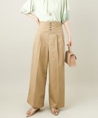 【アー ヴェー ヴェー/a.v.v】の【洗える】サスペンダー付ワイドパンツ 人気、トレンドファッション・服の通販 founy(ファニー) ファッション Fashion レディースファッション WOMEN パンツ Pants 洗える Washable サスペンダー Suspenders フロント Front ラップ Wrap 楽ちん Easy ワイド Wide 再入荷 Restock/Back In Stock/Re Arrival おすすめ Recommend thumbnail ベージュ|ID: prp329100004570702 ipo3291000000032340200