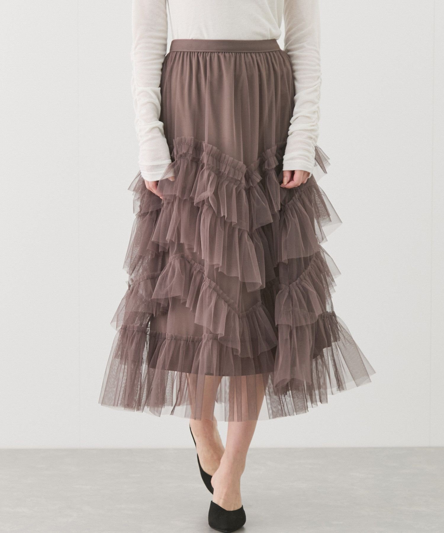 【ジャイロ/JAYRO】のチュールスカート 人気、トレンドファッション・服の通販 founy(ファニー) 　ファッション　Fashion　レディースファッション　WOMEN　スカート　Skirt　おすすめ　Recommend　シンプル　Simple　スニーカー　Sneakers　ダウン　Down　チュール　Tulle　ティアード　Tiered　フリル　Frills　フレア　Flare　ポケット　Pocket　夏　Summer　S/S・春夏　Ss・Spring/Summer　A/W・秋冬　Aw・Autumn/Winter・Fw・Fall-Winter　 other-1|ID: prp329100004570734 ipo3291000000032340388