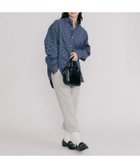 【フリークスストア/FREAK'S STORE】のローソン×FREAK S STORE RELAX FIT インスタント チェックネルシャツ 【限定展開】 24AW ネイビー|ID: prp329100004570775 ipo3291000000032340685
