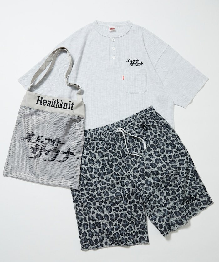 【フリークスストア/FREAK'S STORE】の別注 メッシュバッグ付き KANNAIGI by Healthknit /ワッフル/館内着/ヘルスニット 25SS 人気、トレンドファッション・服の通販 founy(ファニー) 　ファッション　Fashion　レディースファッション　WOMEN　トップス・カットソー　Tops/Tshirt　ニット　Knit Tops　セットアップ　Set Up　ドローコード　Draw Cord　人気　Popularity　ポケット　Pocket　別注　Special Order　メッシュ　Mesh　ワッフル　Waffle　S/S・春夏　Ss・Spring/Summer　おすすめ　Recommend　夏　Summer　2025年　2025　2025春夏・S/S　Ss,Spring/Summer,2025　 other-1|ID: prp329100004570781 ipo3291000000032340718