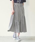 【ミルクフェド/MILKFED.】のGINGHAM TIERED SKIR 人気、トレンドファッション・服の通販 founy(ファニー) ファッション Fashion レディースファッション WOMEN ガーリー Girly キャップ Cap ギンガム Gingham コンパクト Compact シンプル Simple スニーカー Sneakers チェック Check ランダム Random ロング Long 夏 Summer thumbnail BLACK|ID: prp329100004570786 ipo3291000000032340758