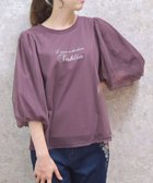 【アクシーズファム/axes femme】のチュール重ねボリューム袖プルオーバー 人気、トレンドファッション・服の通販 founy(ファニー) ファッション Fashion レディースファッション Fashion for Women トップス・カットソー Cut & Sew Tops カジュアルプルオーバー・ニットトップス Pullovers & Knit Tops / Casual Pullovers カットソー Cut and Sewn Top ショルダー Shoulder, Shoulder Strap チュール Tulip, Tulip Motif ドロップ Drop Shoulder, Dropped Style プリント Print, Printed Pattern thumbnail ワイン|ID: prp329100004570852 ipo3291000000033548870