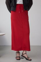 【アズール バイ マウジー/AZUL by moussy】のドライタッチリブナロースカート 人気、トレンドファッション・服の通販 founy(ファニー) ファッション Fashion レディースファッション Fashion for Women スカート Skirts おすすめ Recommended / Our Picks シンプル Simple, Minimal スリット Slit, Slit Detail センター Center, Center Line thumbnail RED|ID: prp329100004570865 ipo3291000000033210716