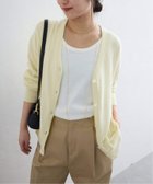 【スローブ イエナ/SLOBE IENA】のavorio bioカーディガン 人気、トレンドファッション・服の通販 founy(ファニー) ファッション Fashion レディースファッション WOMEN トップス・カットソー Tops/Tshirt カーディガン Cardigans 2025年 2025 2025春夏・S/S Ss,Spring/Summer,2025 イタリア Italy インナー Inner カシュクール Cachecoeur カーディガン Cardigan シンプル Simple ベーシック Basic レース Race 冬 Winter 春 Spring thumbnail イエロー|ID: prp329100004570886 ipo3291000000032341840