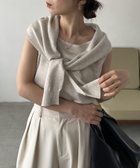 【カプリシューレマージュ/CAPRICIEUX LEMAGE】の【一枚でお洒落見え】肩掛けデザインニット エクリュ|ID: prp329100004570901 ipo3291000000032714634