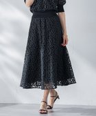 【ビアッジョブルー/Viaggio Blu】のミニフラワーチュールレーススカート≪洗濯機で洗える≫ 人気、トレンドファッション・服の通販 founy(ファニー) ファッション Fashion レディースファッション WOMEN スカート Skirt サテン Satin シアー Sheer チュール Tulle フラワー Flower フレアースカート Flared Skirt エレガント 上品 Elegant 洗える Washable thumbnail ブラック|ID: prp329100004570915 ipo3291000000032342092