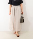 【ノーリーズ/NOLLEY'S】の麻調シアーパネルフレアスカート キナリ|ID: prp329100004570952 ipo3291000000032724613