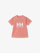 【ヘリーハンセン/HELLY HANSEN / KIDS】のショートスリーブ HHクルーラッシュガード(キッズ) シアーオレンジ|ID: prp329100004570956 ipo3291000000032655728