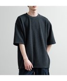 【ロッキーモンロー/Rocky Monroe】のオーバーサイズ テックワッフルサーマル半袖Tシャツ チャコール|ID: prp329100004570966 ipo3291000000032342460