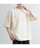 【ロッキーモンロー/Rocky Monroe】のオーバーサイズ テックワッフルサーマル半袖Tシャツ アイボリー|ID: prp329100004570966 ipo3291000000032342461