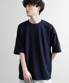 【ロッキーモンロー/Rocky Monroe】のオーバーサイズ テックワッフルサーマル半袖Tシャツ ネイビー|ID: prp329100004570966 ipo3291000000032342464