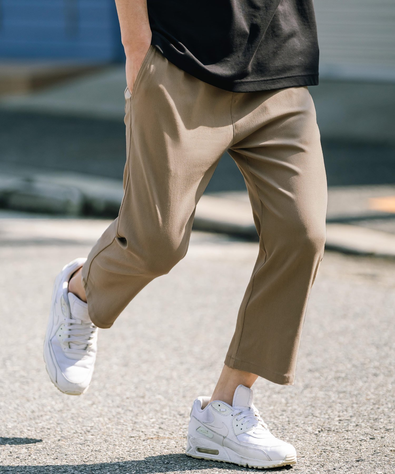 【ロッキーモンロー/Rocky Monroe】の接触冷感 多機能ストレッチクロップドイージーパンツ インテリア・キッズ・メンズ・レディースファッション・服の通販 founy(ファニー) 　ファッション　Fashion　レディースファッション　WOMEN　パンツ　Pants　アウトドア　Outdoor　くるぶし　Ankle　クロップド　Cropped　サンダル　Sandals　シューズ　Shoes　ストレッチ　Stretch　スニーカー　Sneakers　スポーツ　Sports　ドローコード　Draw Cord　ブロック　Block　リラックス　Relax　再入荷　Restock/Back In Stock/Re Arrival　ベージュ|ID: prp329100004570988 ipo3291000000032342653