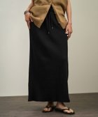 【サロン アダム エ ロペ/SALON adam et rope'】の【WEB限定】ビンテージライクリブナロースカート 人気、トレンドファッション・服の通販 founy(ファニー) ファッション Fashion レディースファッション WOMEN スカート Skirt ヴィンテージ Vintage サンダル Sandals ジャケット Jacket スニーカー Sneakers スリット Slit タイトスカート Tight Skirt ドローストリング Drawstring フィット Fit ポケット Pocket メタル Metal ロング Long おすすめ Recommend エレガント 上品 Elegant thumbnail ブラック(01)|ID: prp329100004570992 ipo3291000000032342685