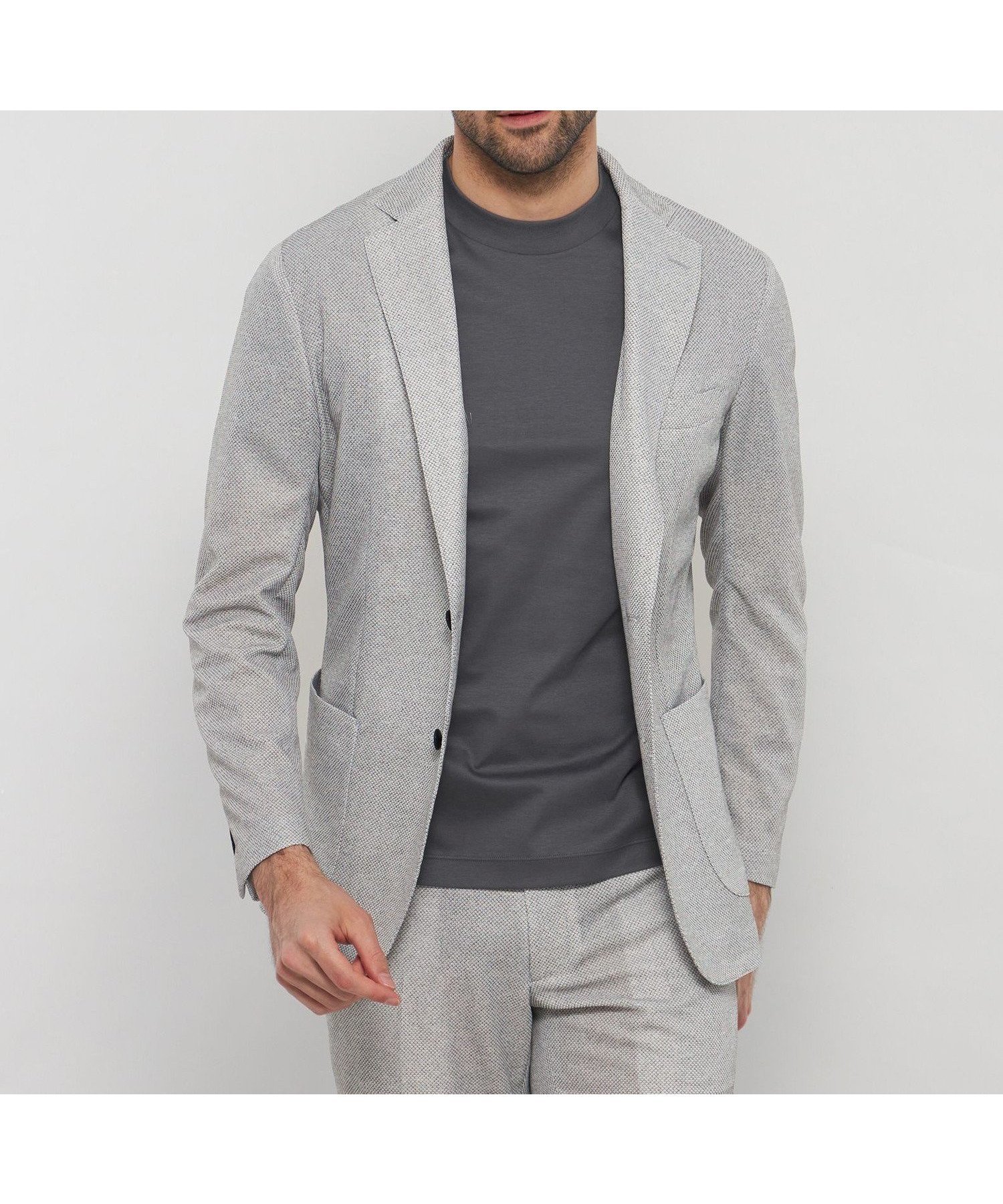 【マッキントッシュ ロンドン/MACKINTOSH LONDON / MEN】の【WEB・一部店舗限定】【BREASY JACKET】メランジメッシュジャージーセットアップジャケット インテリア・キッズ・メンズ・レディースファッション・服の通販 founy(ファニー) 　ファッション　Fashion　メンズファッション　Men's Style Online　セットアップ　Setup/Men　ウォッシャブル　Washable　サマー　Summer　ジャケット　Jacket　セットアップ　Set Up　夏　Summer　春　Spring　ライトグレー|ID: prp329100004570998 ipo3291000000032627101
