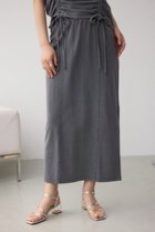 【アズール バイ マウジー/AZUL by moussy】のヴィンテージライクスカート 人気、トレンドファッション・服の通販 founy(ファニー) ファッション Fashion レディースファッション Fashion for Women スカート Skirts おすすめ Recommended / Our Picks カットソー Cut and Sewn Top スリット Slit, Slit Detail セットアップ Set-Up, Coordinated Outfit thumbnail C.GRY|ID: prp329100004570999 ipo3291000000033555297